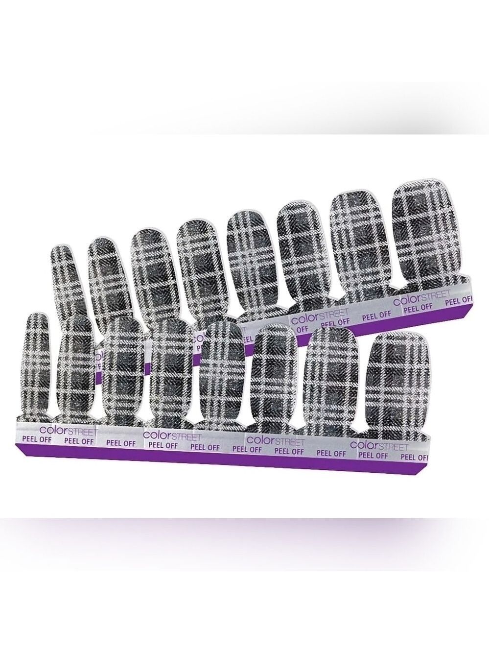 Color Street Nail Polish Strips Plaid Reputation - New In Package